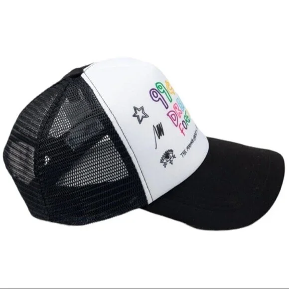 The Mayfair Group I Scream Colour 99 Cent Dreams Forever Trucker Hat Black White - Picture 10 of 10